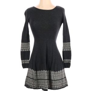 Springfield Gray and White Dress